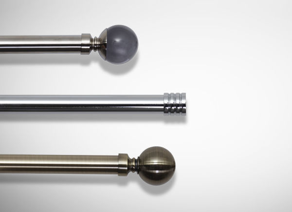 Bilde av Gardinstenger i metall,  Lux Ø29 mm