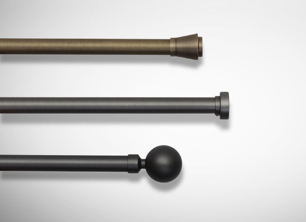 Bilde av Gardinstenger i metall, Madison Ø20 mm