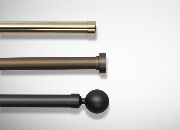 Bilde av Gardinstenger i metall, Madison Ø30 mm