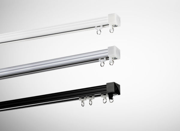 Bilde av Gardinskinner, alu New Delac