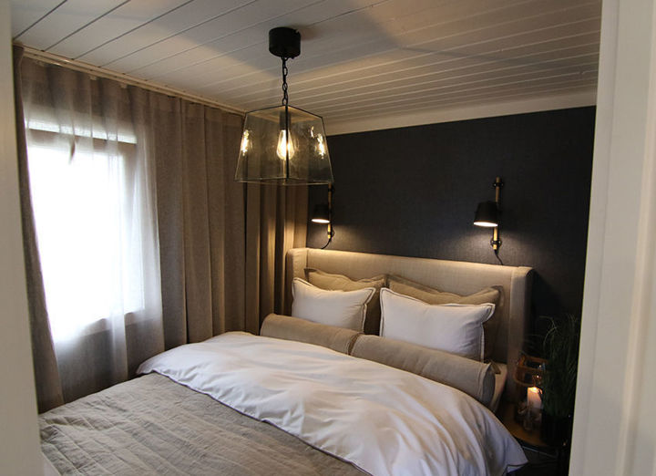 Gardinhøyde med blyantfold