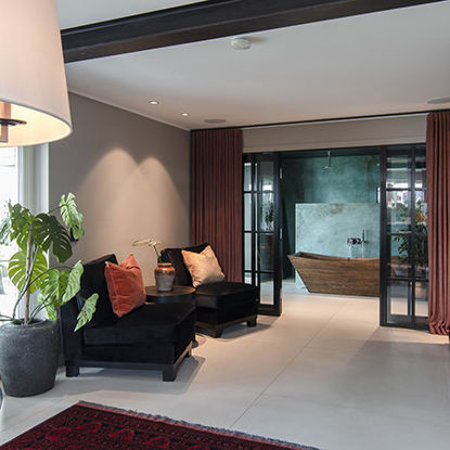 Gardinhøyde med wavefold