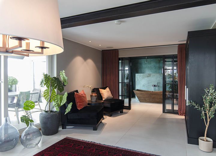 Gardinhøyde med wavefold