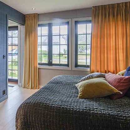 Gardinhøyde med blyantfold