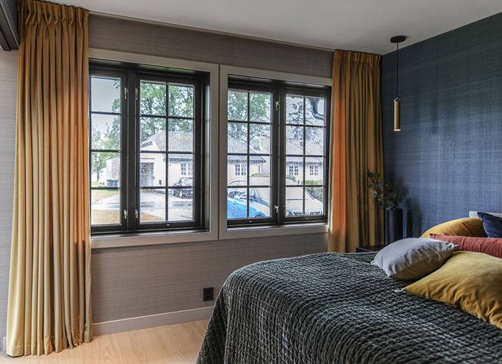 Gardinhøyde med blyantfold