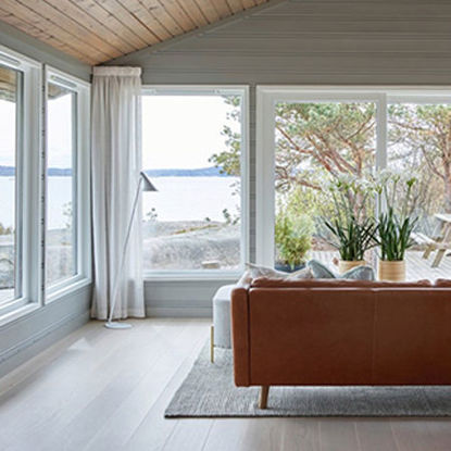 Gardinhøyde med blyantfold