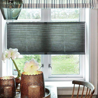 Enkel plisségardin, håndbetjent up & down