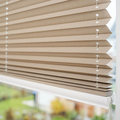 Enkel plisségardin, håndbetjent up & down