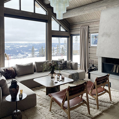 Gardinhøyde med blyantfold