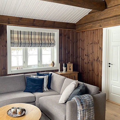 Liftgardin, hard fold med spiler - snortrekk