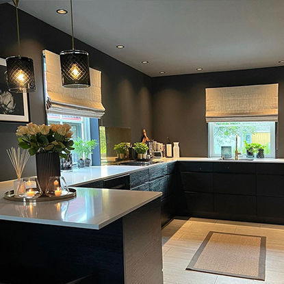 Liftgardin, hard fold med spiler - kjedetrekk