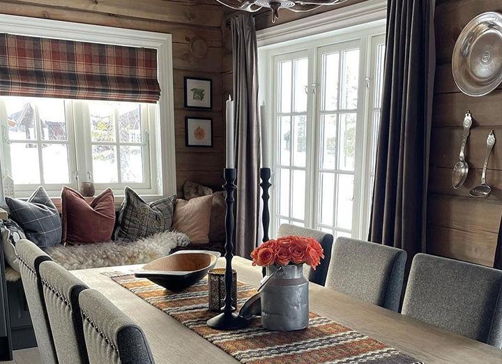 Liftgardin, hard fold med spiler - kjedetrekk