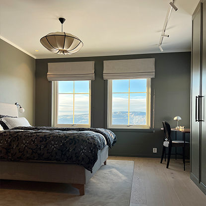 Liftgardin, hard fold med spiler - snortrekk