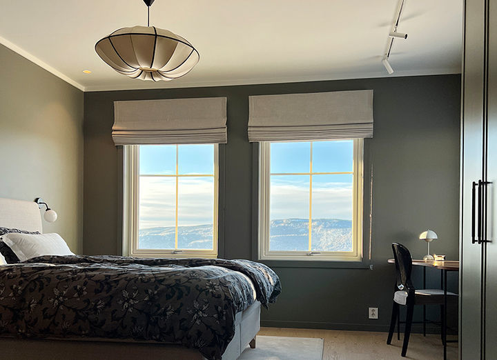 Liftgardin, hard fold med spiler - snortrekk