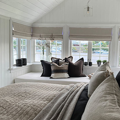 Liftgardin, hard fold med spiler - snortrekk