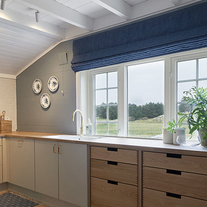 Liftgardin, hard fold med spiler - snortrekk