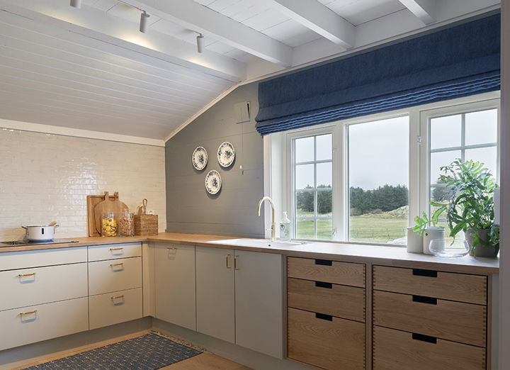 Liftgardin, hard fold med spiler - snortrekk