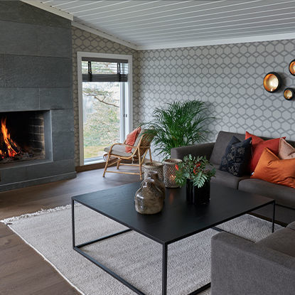 Tre-persienner, 50 mm