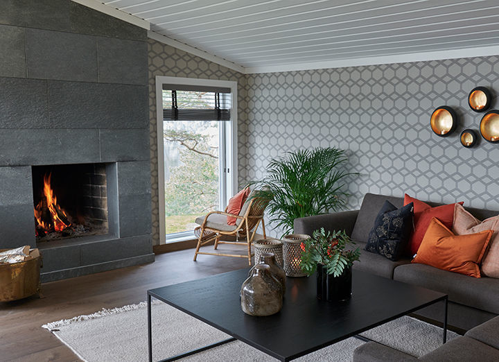 Tre-persienner, 50 mm