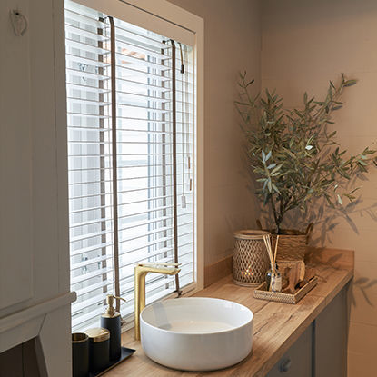 Tre-persienner, 50 mm